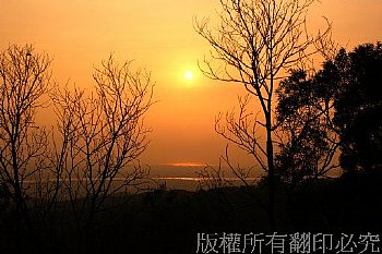 台中望高寮風景區夕陽