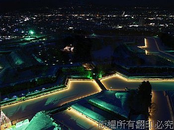 函館五陵郭公園夜景