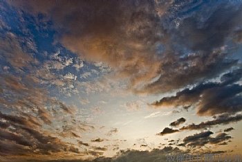 雲 天空雲彩 晨昏