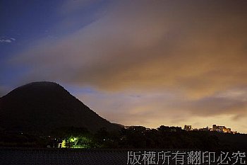 陽明山後山的夜色