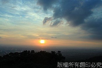 南投夕陽、天空、風景攝影