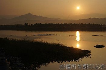 美濃鎮中正湖(美濃湖)的晨曦