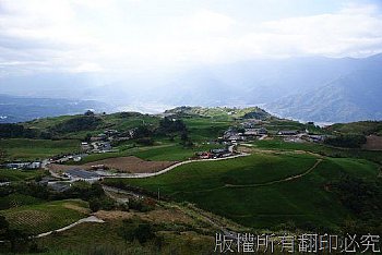 玉里 六十石山如同油畫般景色