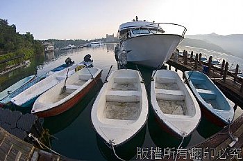 日月潭朝霧碼頭