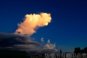 雲彩 晚霞