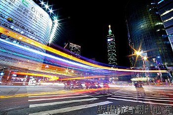 101夜景 車軌 信義區 夜拍